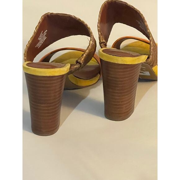 Vince Camuto Sandals Sleepers Block Heel Size 7 - Picture 5 of 7